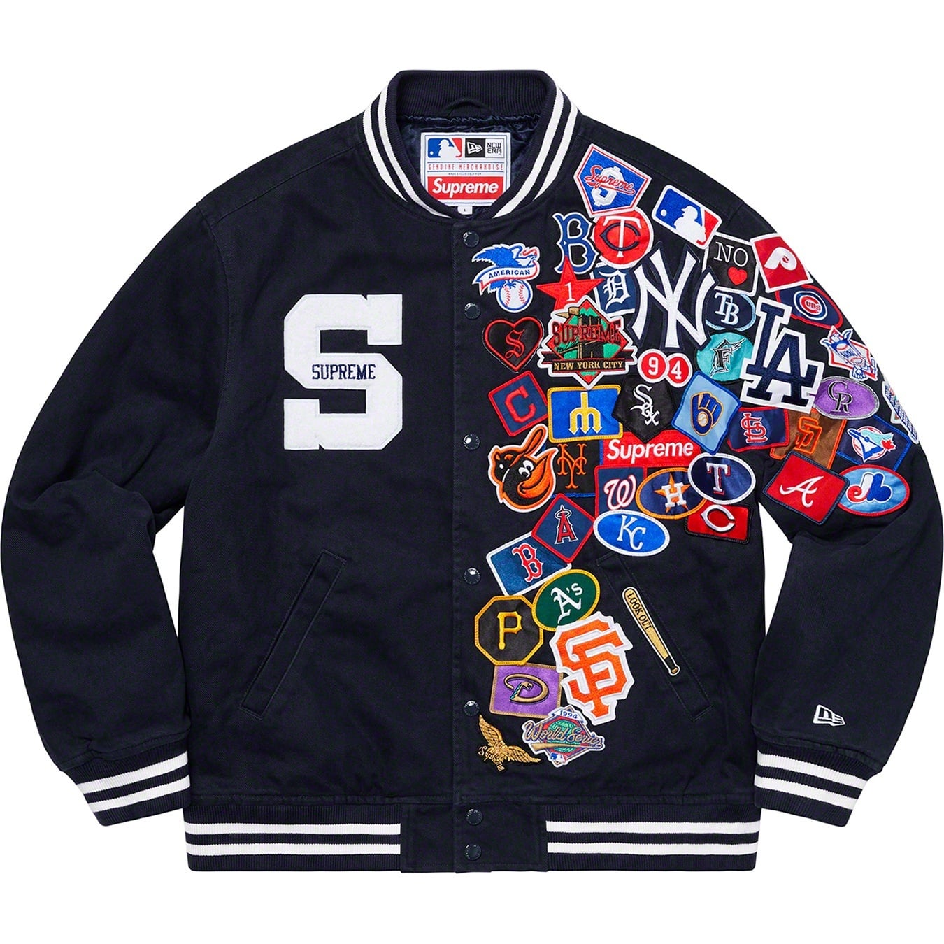 Supreme®/New Era®/MLB Varsity Jacket view 15